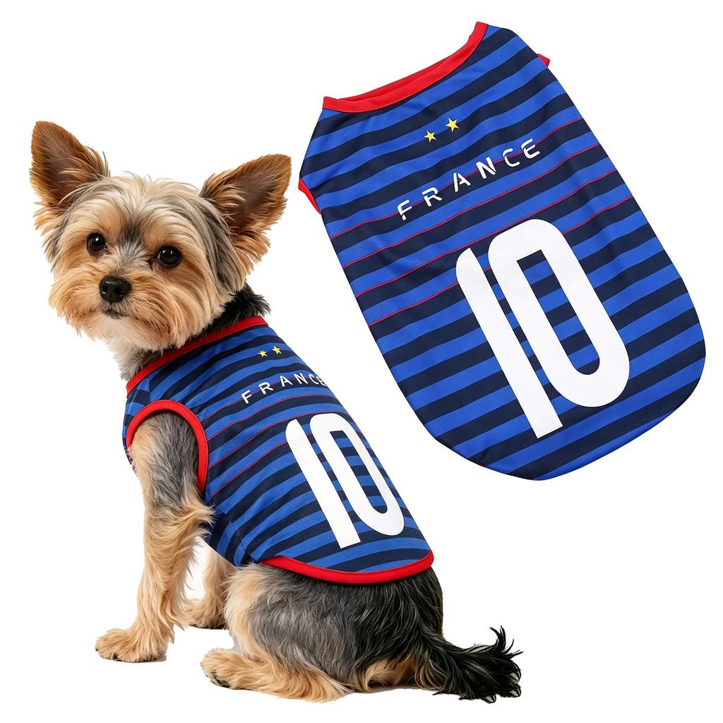 Vestă Tricou Fotbal pentru Animale de Companie Ușoară Respirabilă Material Moale Potrivire Confortabilă Design Fără Mâneci Potrivit pentru Câini Mici Medii Îmbrăcăminte Sport