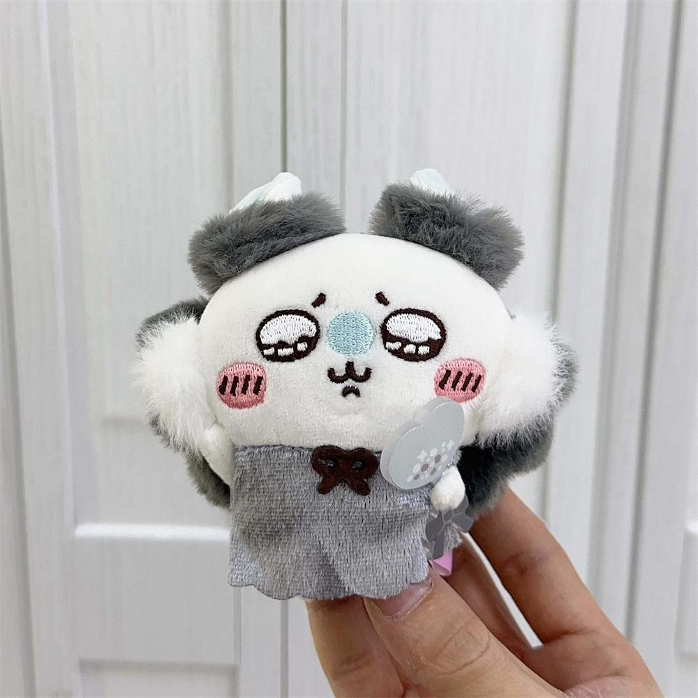 Halloween Angel Flying Mouse Bear 10Cm Pendant Keychain Plush Doll Toy