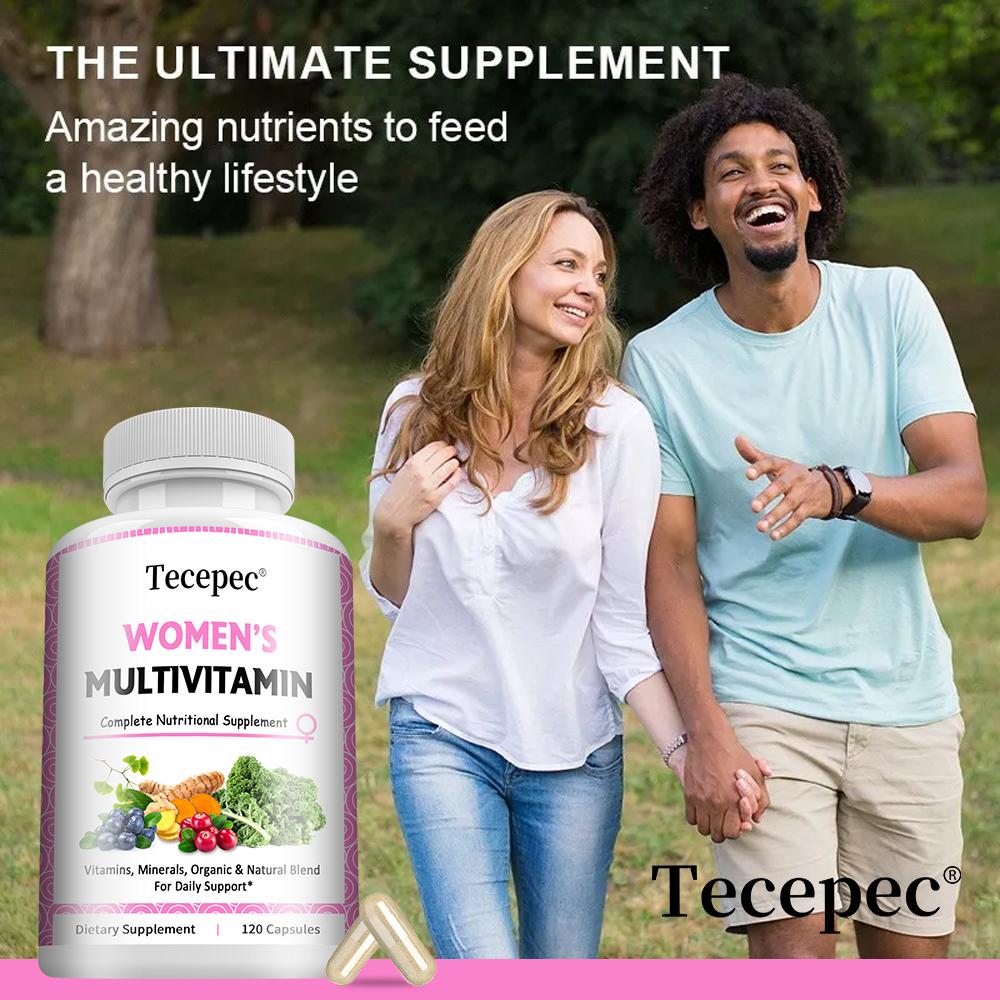 Women Multivitamin Dietary Supplement, With Vitamins, Phosphorus, 120 Capsules Per Bottle
