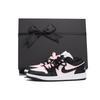 Air Jordan 1 Rutschfeste Abdeckung Niedriger Schaft Vintage Basketballschuhe Damen Schwarz Rosa DC0774-101(Team59-SBOX)