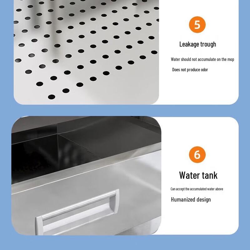 304 Stainless Steel Cleaning Storage Cabinet