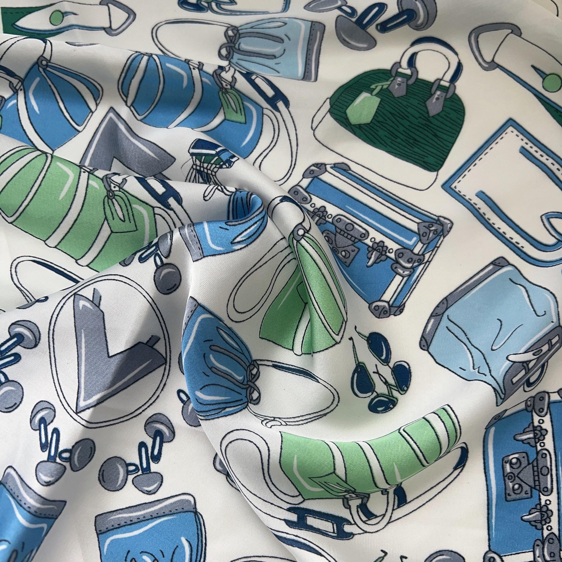 

Summer fashion bag printed silk scarf square scarf high-end imitation silk professional scarf decorative headband scarf shawl 70*70