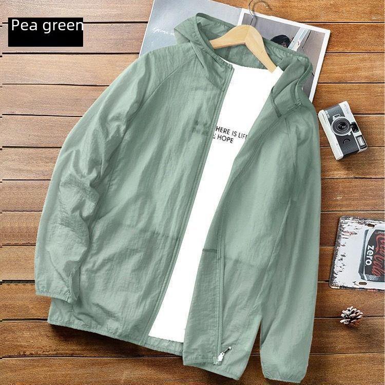 Men's Summer Breathable Ice Silk Sun Protection Fishing Jacket