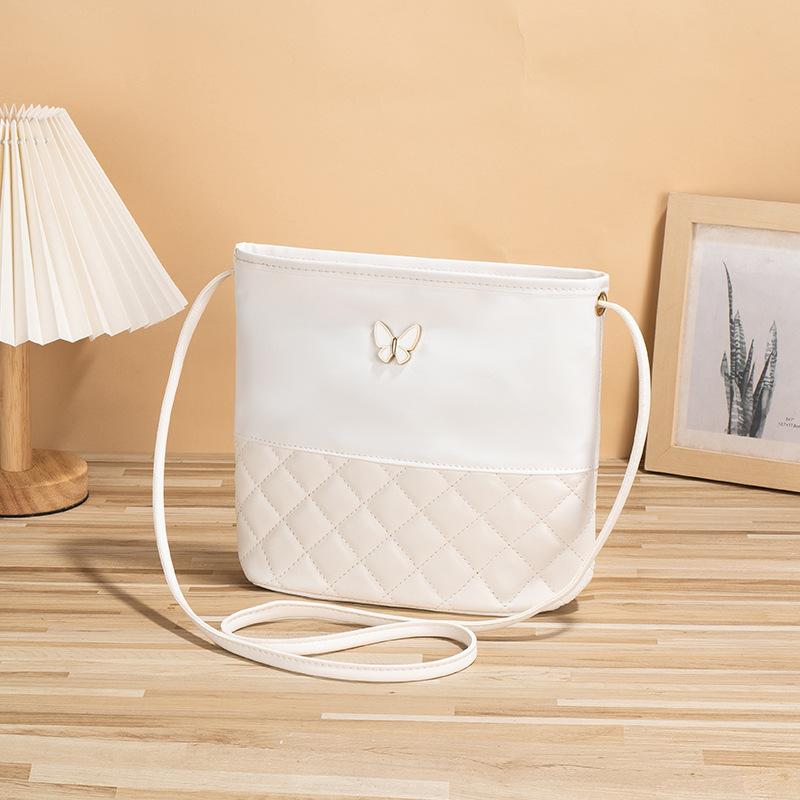 JYL TS Women s Sling Bags Butterfly Bag 111 Bucket PU Rhombus Large Capacity Bag 3740₽