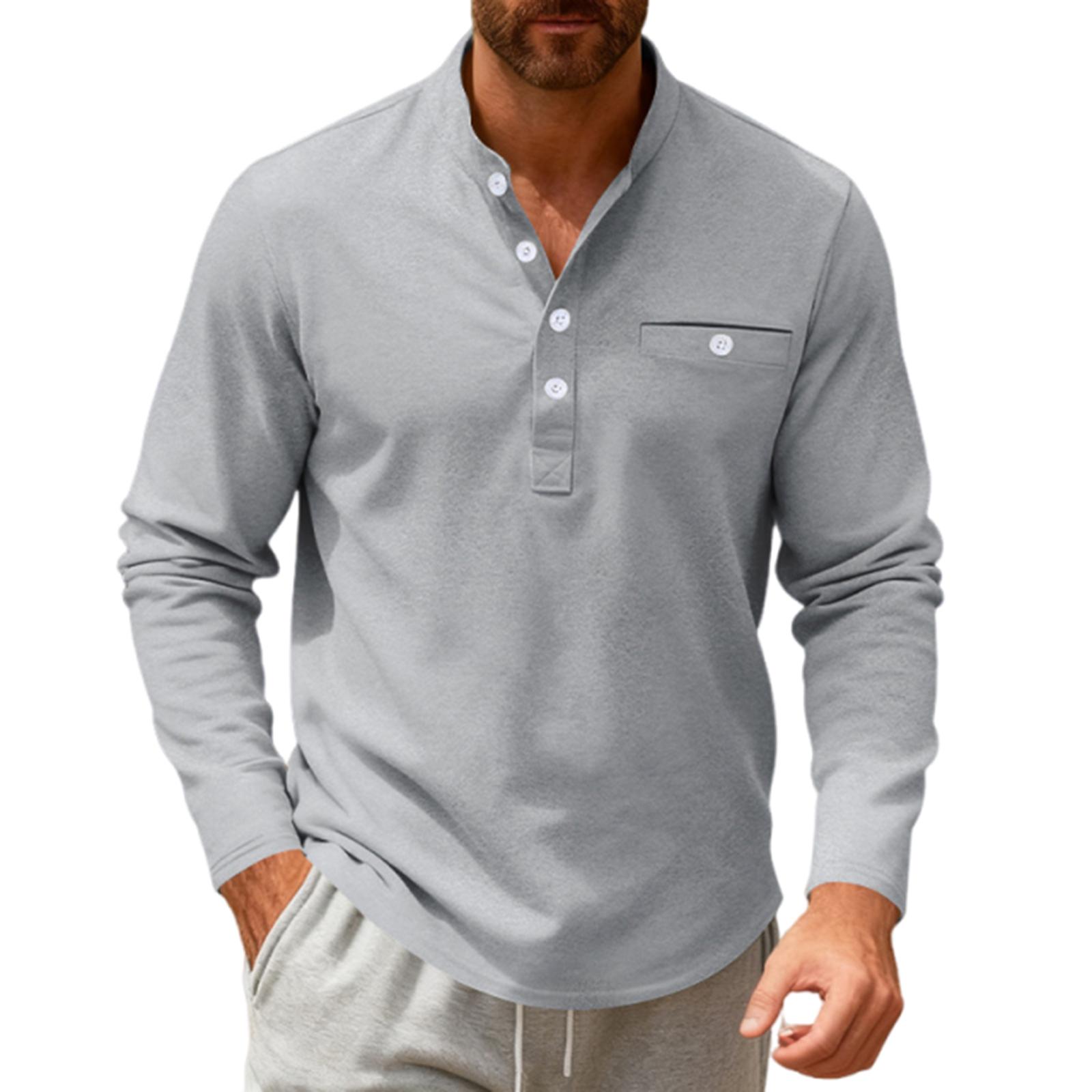 

Pring And Men s Standing Collar Sweatshirt Is Outdoor Casual Tops M