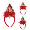 Christmas Decorations Christmas Tree Hairhoop with Sequins Party Gathering Hairband Festival Celebration Props Headwear