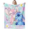 Stitch Flannel Blanket Star Baby Blanket Air Conditioning Blanket Nap Blanket Flannel Blanket Cross Border