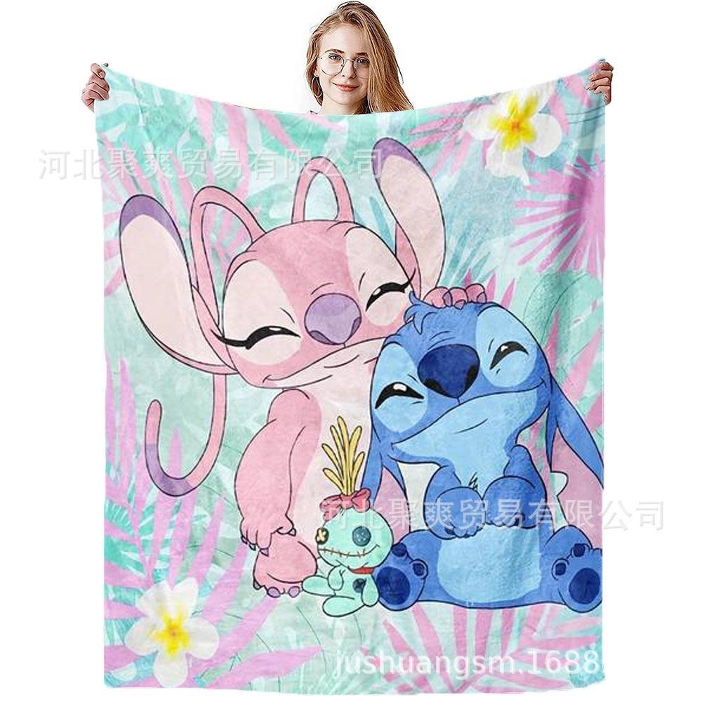 Stitch Flannel Blanket Star Baby Blanket Air Conditioning Blanket Nap Blanket Flannel Blanket Cross Border