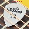 5/10Pcs Metal Guitar Pick 0.3mm Thin Durable Silver Color Professional Bass Ukelele Guitar Picks Guitar Amplifier Bass Guitar