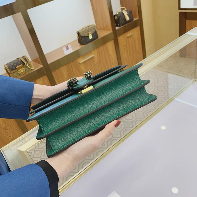 2024 Γυναικεία Τσάντα Ώμου Ταχυδρόμου Dionysus από Γνήσιο Δέρμα Ρετρό