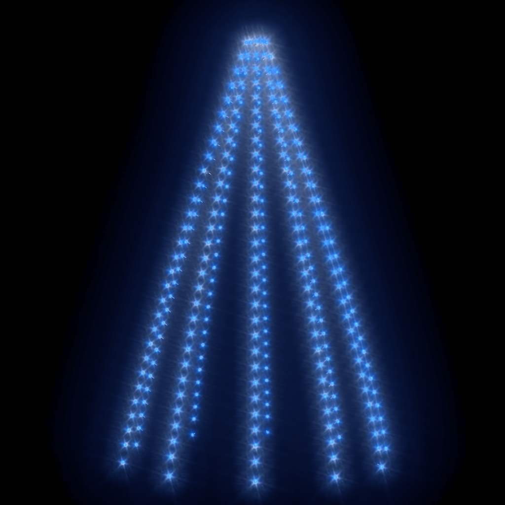 Vidaxl Siatka Lampek Choinkowych, 250 Niebieskich Led, 250 Cm