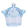 12Pcs Gift Bags Transparent Crown Plastic   Box For Party Gift Chocolate Boxs;Pink: