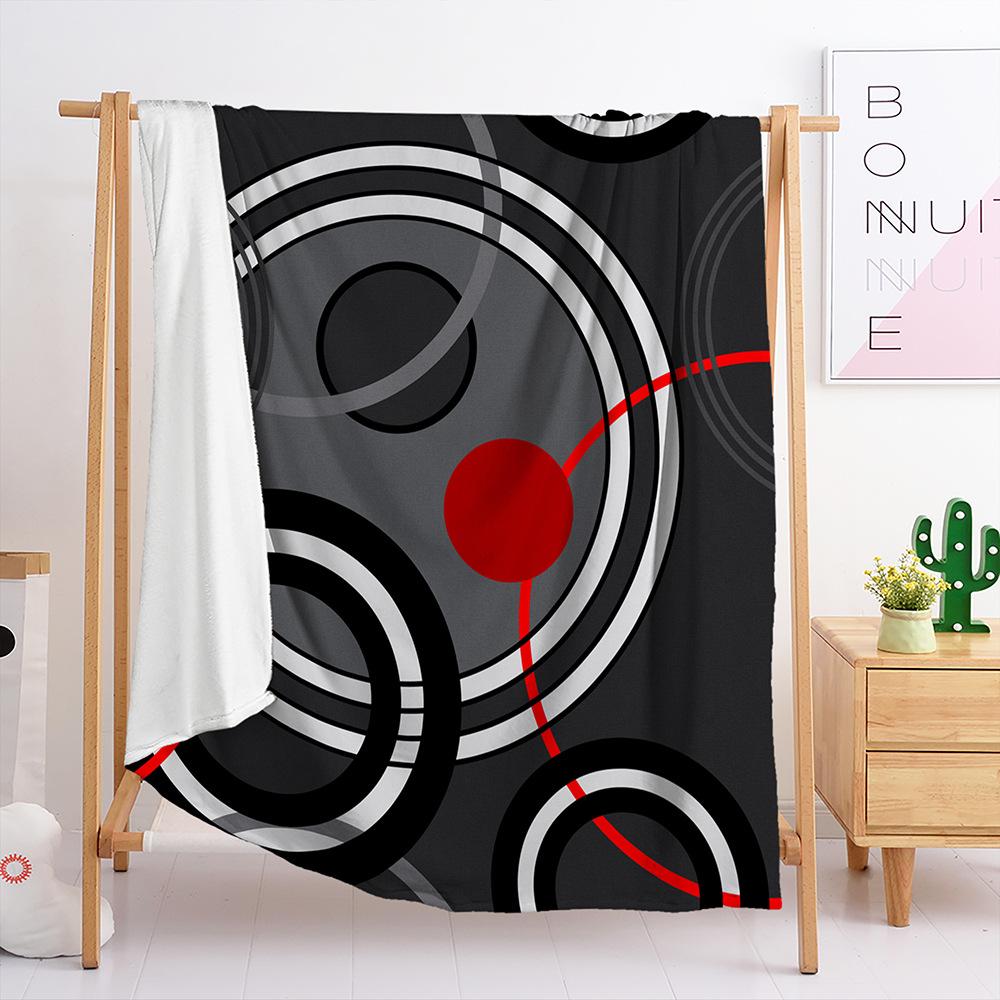 Одеяло Фланелевое Одеяло 3D Однотонная Графика Геометрическое 3D Цифровая Печать Одеяло Одеяло 120X90cm