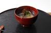 Osaka Choseido Wooden Soup Yamanaka Lacquer Dishwasher-Safe Bowl, Lacquer, 10.5cm Diameter, 250ml, Sabi-Negoro