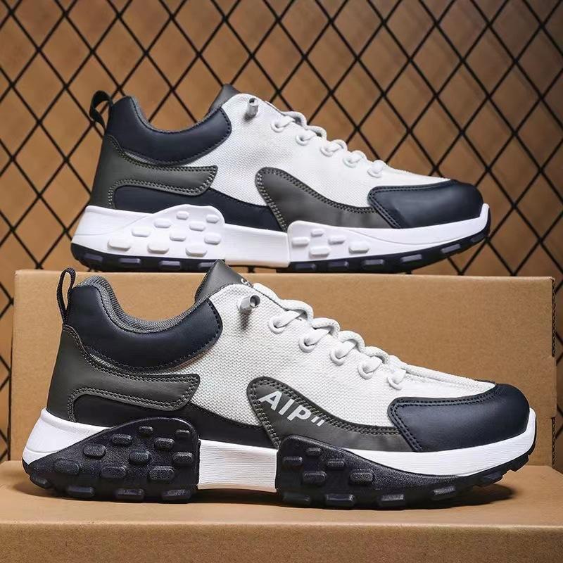 Duże męskie buty letnie siateczkowe oddychające codzienne sportowe amortyzujące buty sportowe do biegania modne buty codzienne