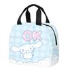 Handheld Meal Bag Cute Cartoon Cinnamoroll Big-Eared Dog Yugui Dog Thermal Insulation Lunch Box Bag Meal Bag