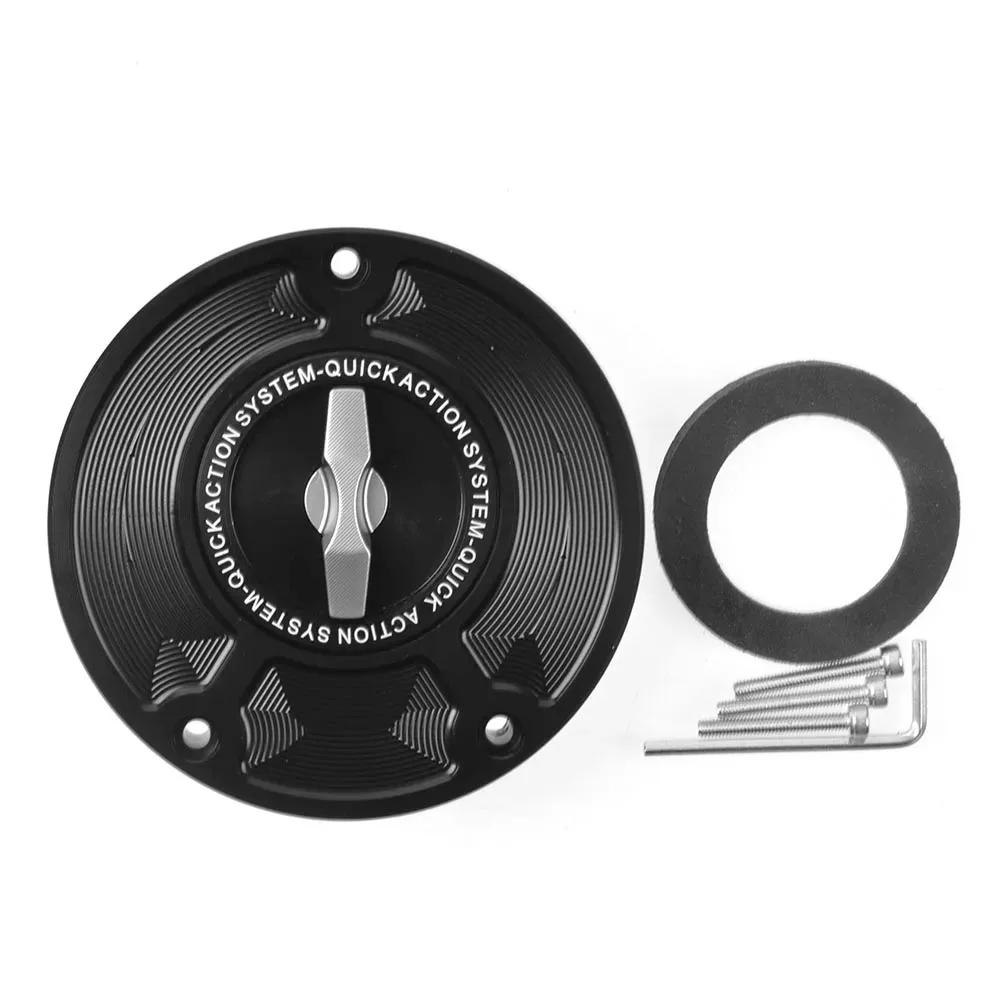 For CBR CBR1000RR ABS 2004-2013 CBR1000RR Fireblade CNC Fuel Gas Tank Cap Cover Aluminum Keyless Motorcycle Accessories