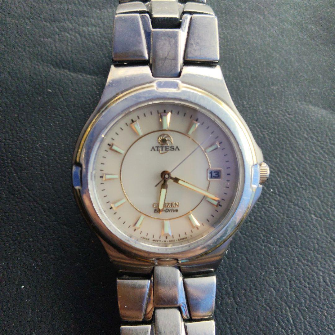 Used CITIZEN ATTESA Eco Drive watch body in working condition