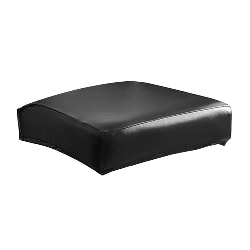 

Waterproofs PU Leather Chair Cover Waterproofs Stretch Chair Slipcovers for Dining Room Home Kitchen Seats Protectors чорний