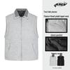 ARES Retro Plaid Lapel Vest for Men - Cotton Patchwork Two-Piece (Autumn/Winter)
