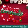 DIY Christmas Glasses Craft Kit for Kindergarten Parent-Child Activity