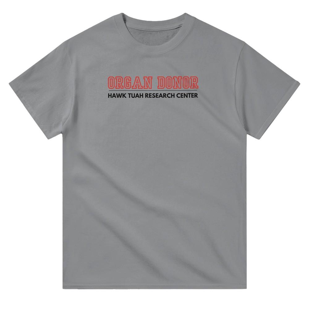 

Hawk Tuah Research T-Shirt | Durable Cotton Tee with Seamless Design Unisex T-Shirt S