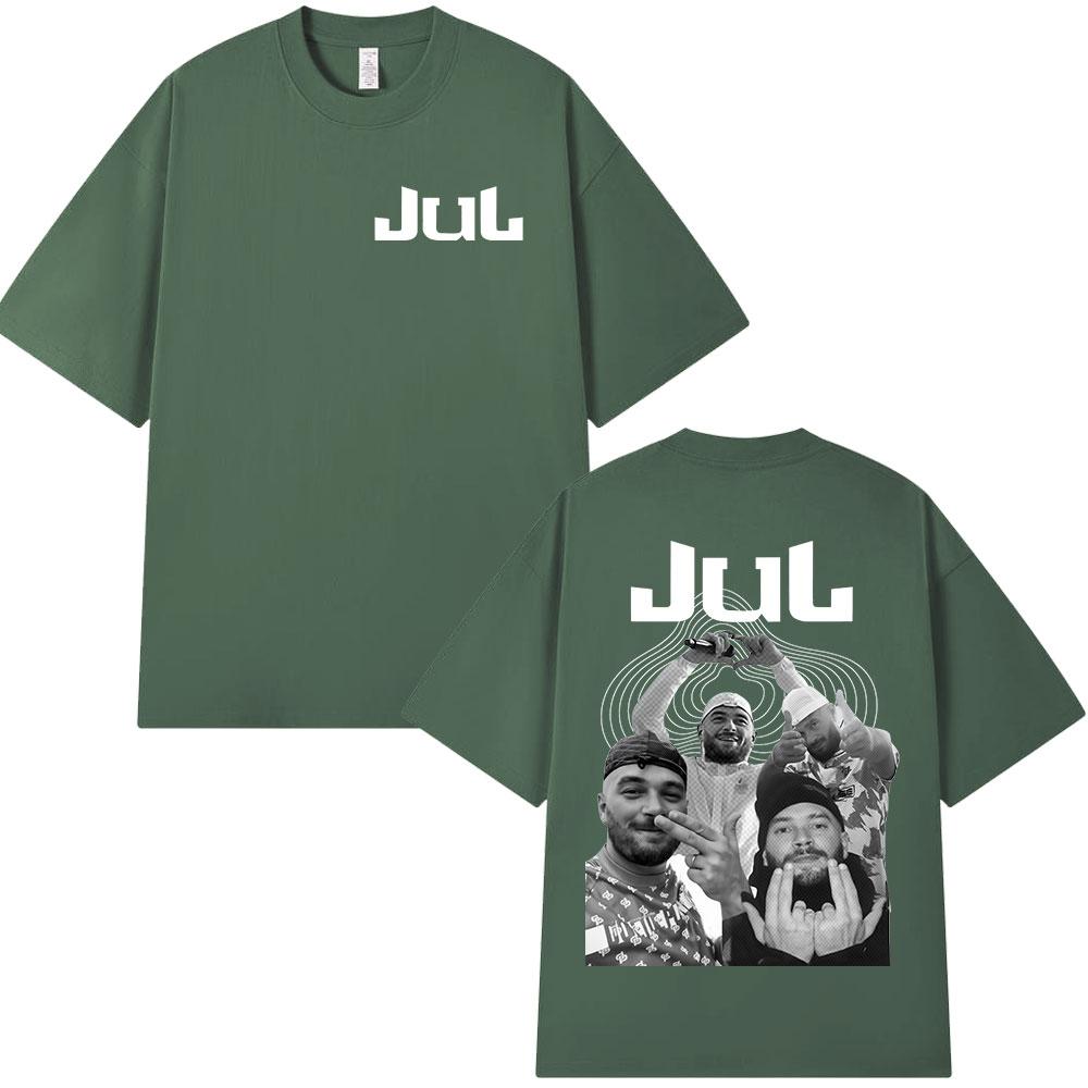 

Rapper Jul Alubm Graphic Tshirt Unisex Women Clothing Fashion Hip Hop Tshirts Casual 100 Cotton Short Sleeves T Shirt Streetwear 4XL