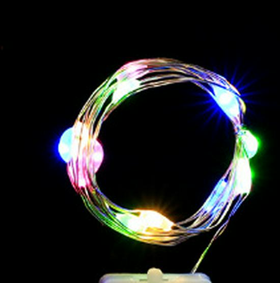 Battery-Powered LED Copper Wire Star Flower Fairy Lights for Holidays and Decorations