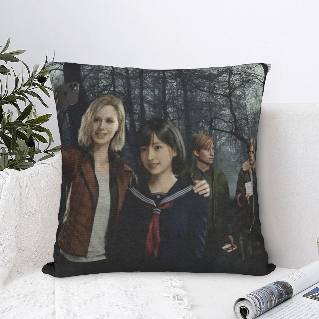 Horror Silents Hills F Game Pillow Case Comfy Pillow Cover Fashion Pillowcases For Sofa Bedroom Home Decor