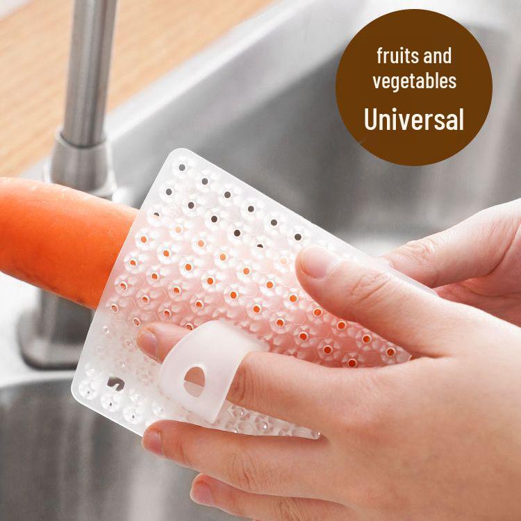 

Non-Shedding Kitchen Cleaning Brush Set - Food Grade Brushes for Degreasing Fruits & Vegetables 1 pc | Random Color білий