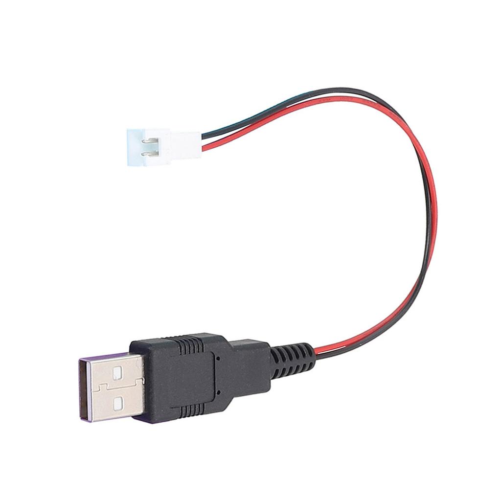 Kabel USB męski do złącza XH2.54 2-pinowy, 2-żyłowy kabel zasilający do zasilania i transmisji sygnału w projektach DIY