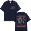 MGK Day Lost Americana 2026 Printed MenWomen Highquality Cotton Tshirt Vintage Harajuku Springsummer Shortsleeved Top