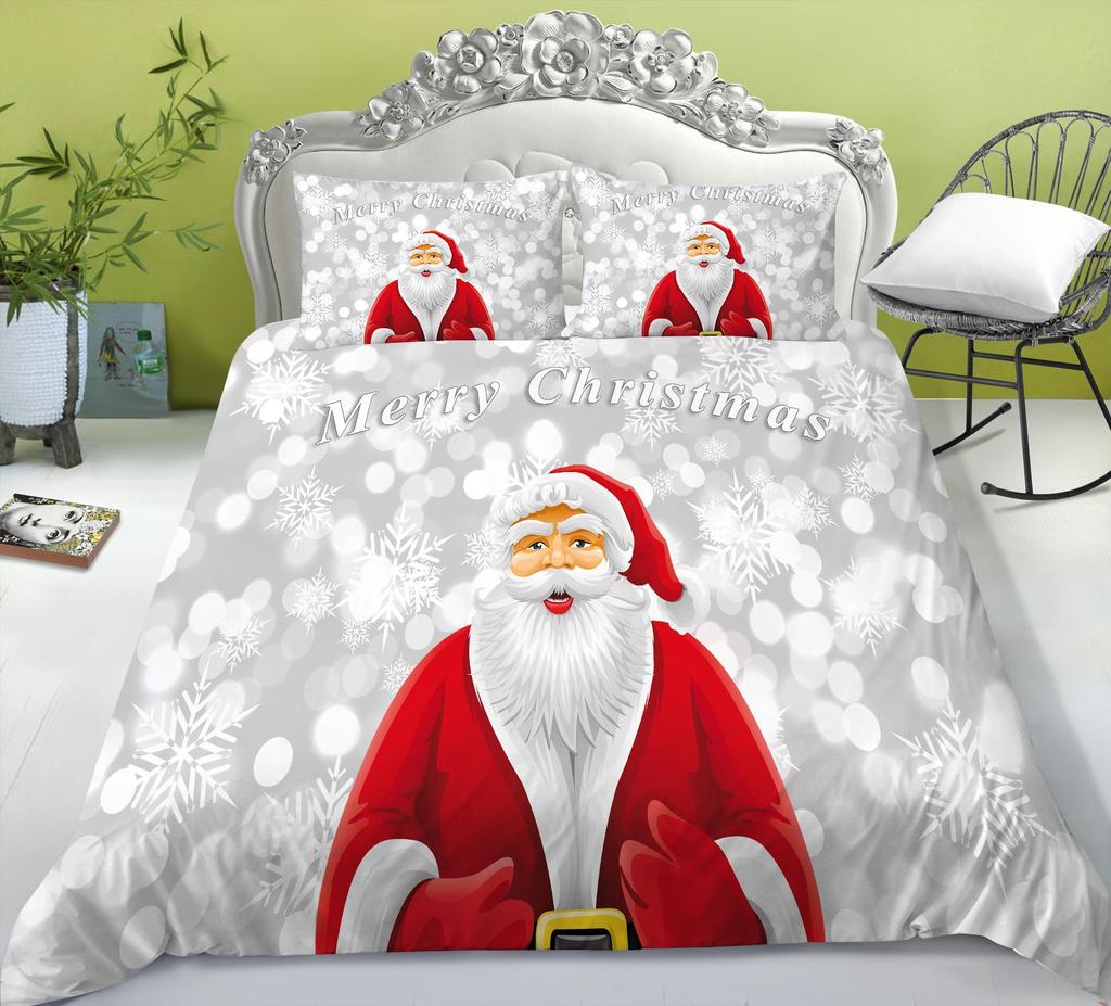 Buy Bed Cover Set Home Textiles Newly Fashion Christmas Print Bedding