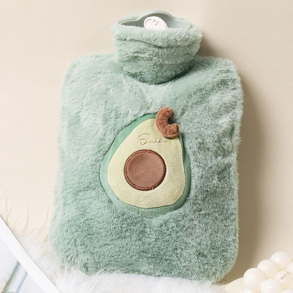 Leak-proof Hot Water Bottles Removable Water-filling Bottle Cartoon Hand Warmers  Hand and Feet