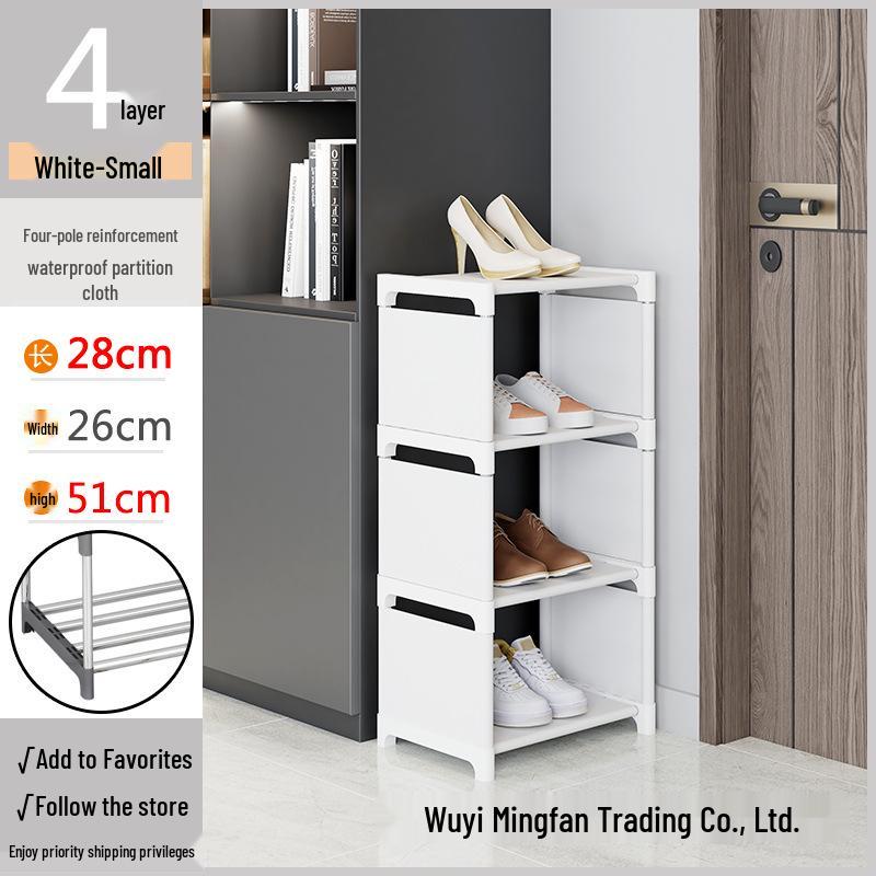 

Compact Indoor Shoe Cabinet – Sleek Multi-layer Design for Entryway or Dorm, 2024 Trend