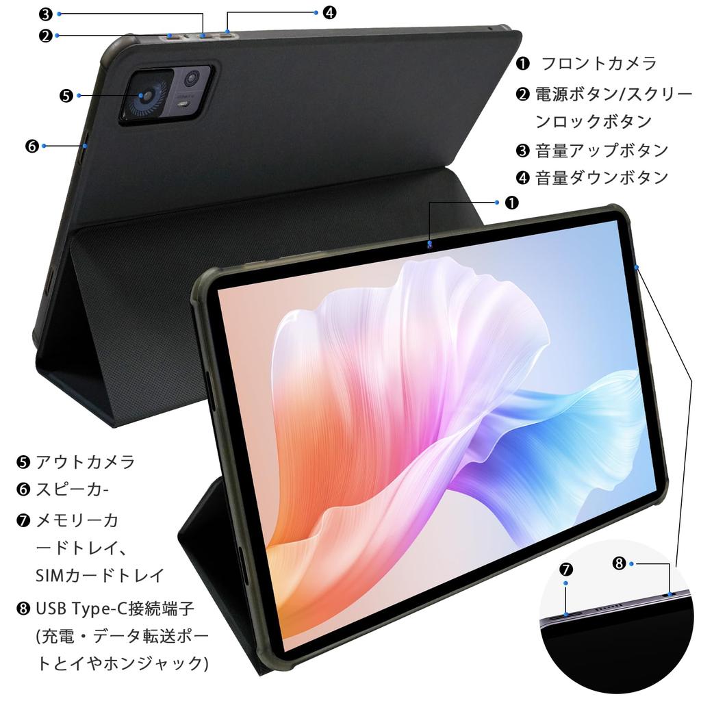 Android 13 16GB RAM 8GB 256GB ROM 1TB tablet model 4G LTE camera BT 8000mAh GMS FHD fast charging 12-inch tablet, (8GB + expandable) + + expandable,