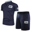 Men's Casual Short Sleeved T-shirt Shorts Set Casual Suit Men