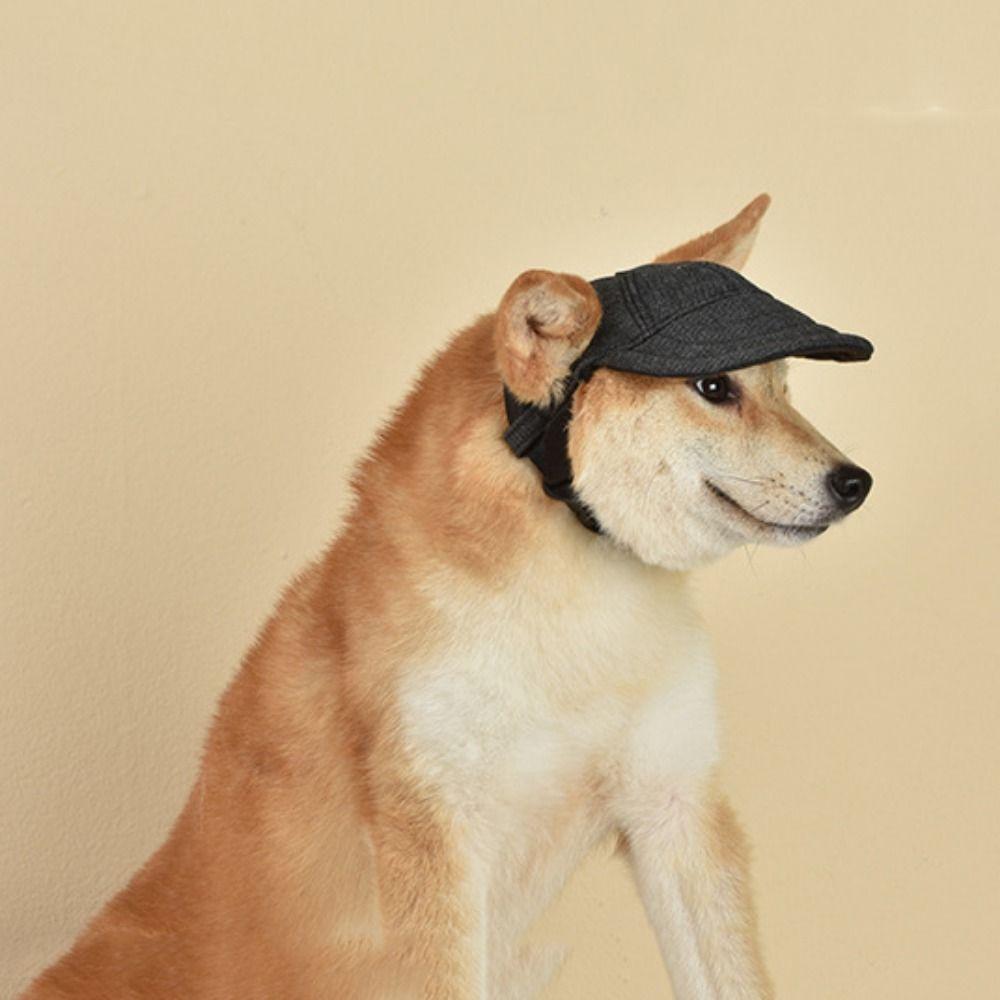 

Дышащая бейсболка для домашних животных, солнцезащитная кепка для собак, кепка с утиным языком, для собак и кошек S синий