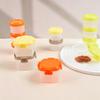 4Pcs Small Stackable PP Mini Storage Jars Airtight Leakproof Lids Portable for Spice Baby Food Camping Use