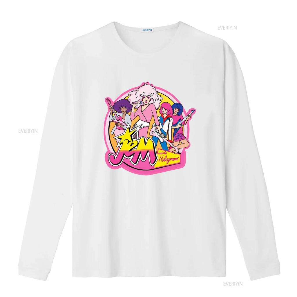 Jem and The Holograms T Shirt For Kids Summer Girl 80s Women Cartoon Summertime Star SweaT  vintage Washed homme Stylish