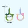 Warm Bird Plush Swing Colorful Hanging Perch Climbing Toy for Parrots Budgie Parakeet Cockatiel Cockatoo Conure