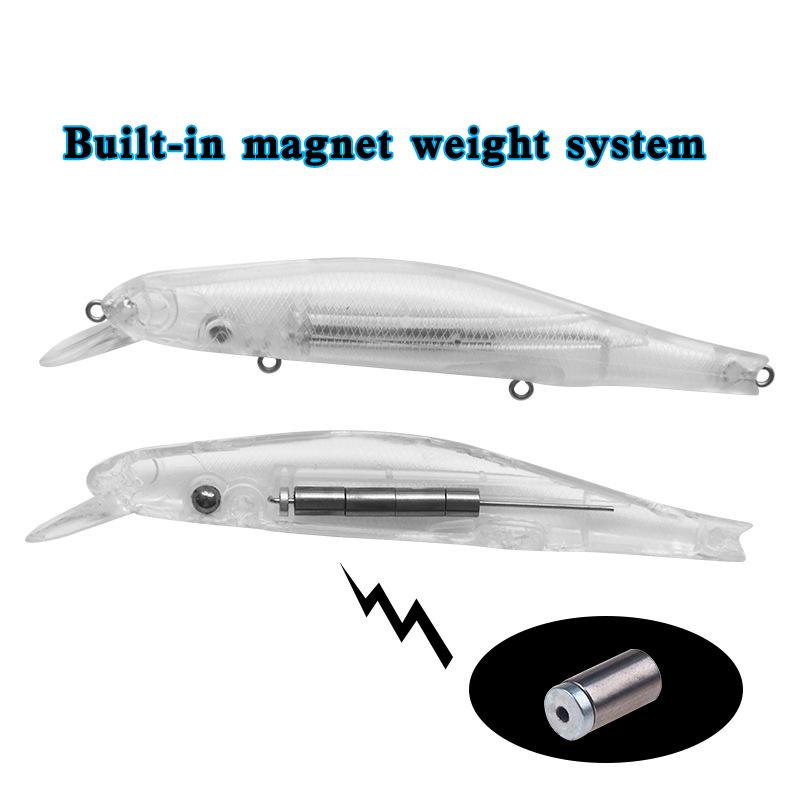 8PCS Magnetic Guide Ring 12.5cm/17.7g Floating Mino Bait