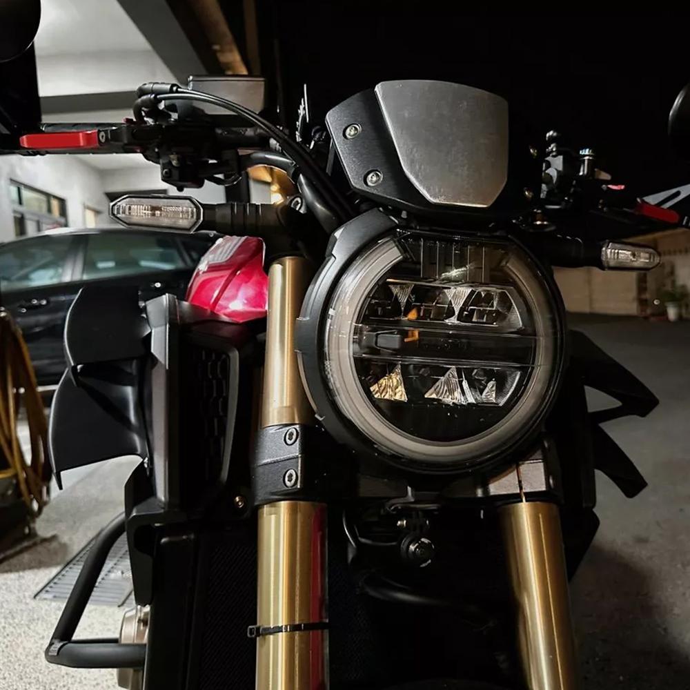 For Motorcycle Wing Let Front Spoiler Stabilizer For Honda CB650R 2018-2022 2023 Decorative Side Fairing Winglet Air Deflector