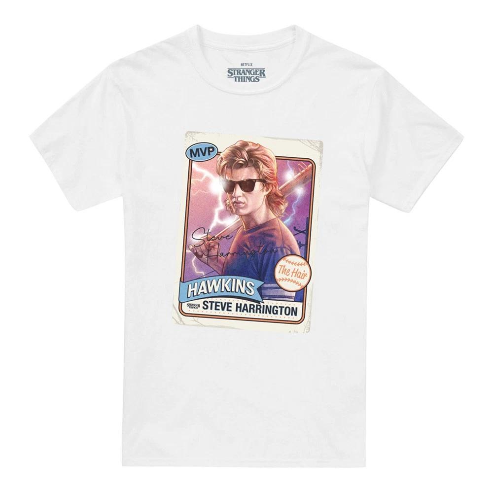 Stranger Things Steve Harrington Hair Unisex 100% Cotton T-shirt Mens Tees Top S-5XL, White S