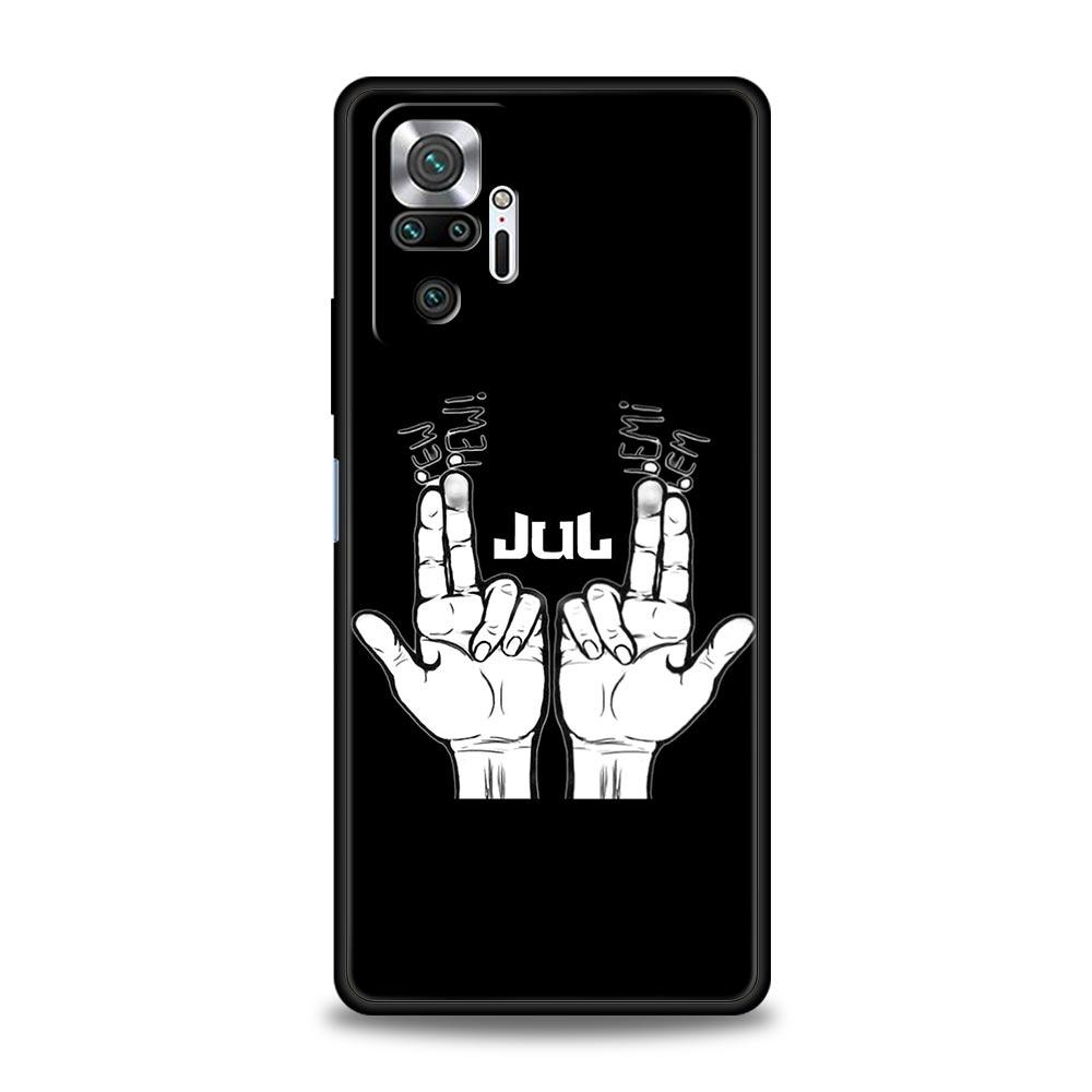 JuL Rapper Phone Case For Xiaomi Redmi Note 13 12 5G 11 10 Pro Plus 4G 9S 9 8 7 9T 13C 12C 10C 9C 9A Soft Silicone Cover