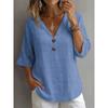 Geometric Pattern Womens Casual T Shirt With V Neck And Short Sleeves For Summer Wear