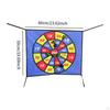 Kids Trampoline Dart Board with Sticky Balls Accessories Play Interactive Toys Toss Game Dartboard