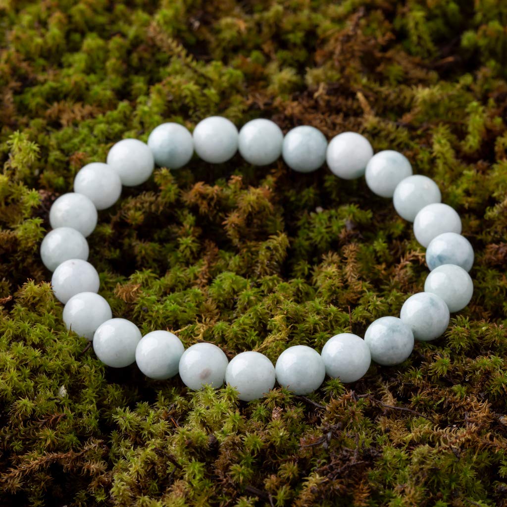 16cm Itoigawa Natural Jadeite Japanese National Jomon Power Stone Jadeite Workshop Special Paulownia Wood Quality Guarantee BR0246 (8mm beads, size)