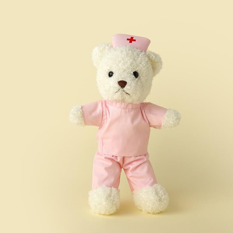 

Персонализированная вышивка на заказ с именем Кукла-мишка Плюшевый мишка Кукла Дня Бальное платье Подарок для подруг и друзей One Size розовый