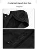 Men's Camouflage Hooded Jacket - Spring/Autumn, American Style, Solid Color, Youthful & Casual